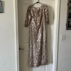 Tadashi Shoji lace and sequin dress